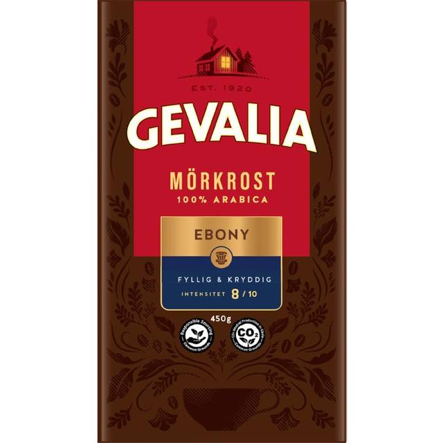 Gevalia Ebony Mörkrost Bryggkaffe 450g