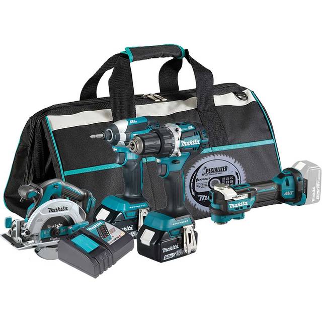 Makita DLX4197TX1 18V Verktygspaket 4st