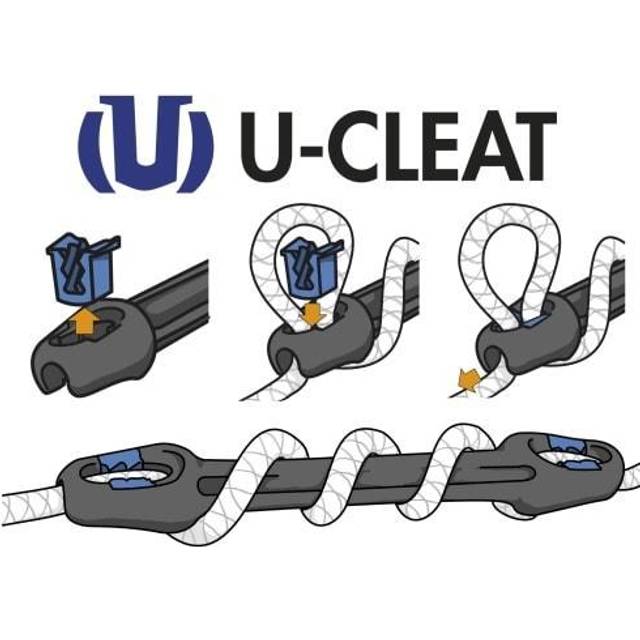 U-cleat förtöjningsfjäder 16-20 mm