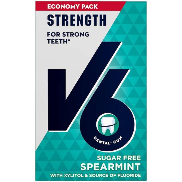 V6 Strength Spearmint 70g 48 st