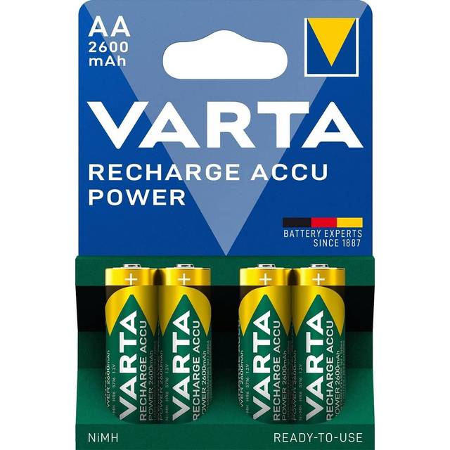 Varta AA Recharge Accu Power 2600mAh 4-pack