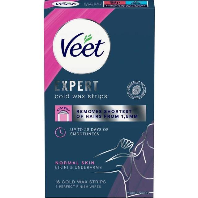 Veet Expert Vaxremsor Normal hud bikini & armhåla 16 st 16-pack