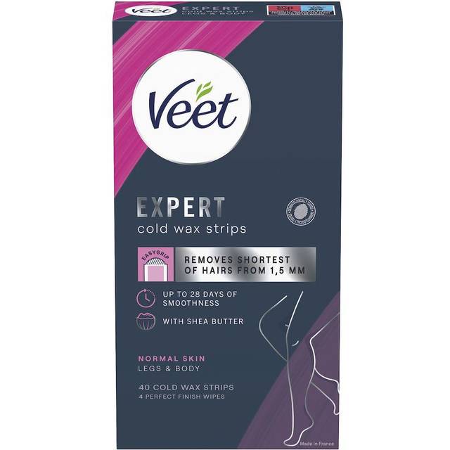 Veet Expert Vaxremsor Normal Hud Ben & Kropp 40-pack