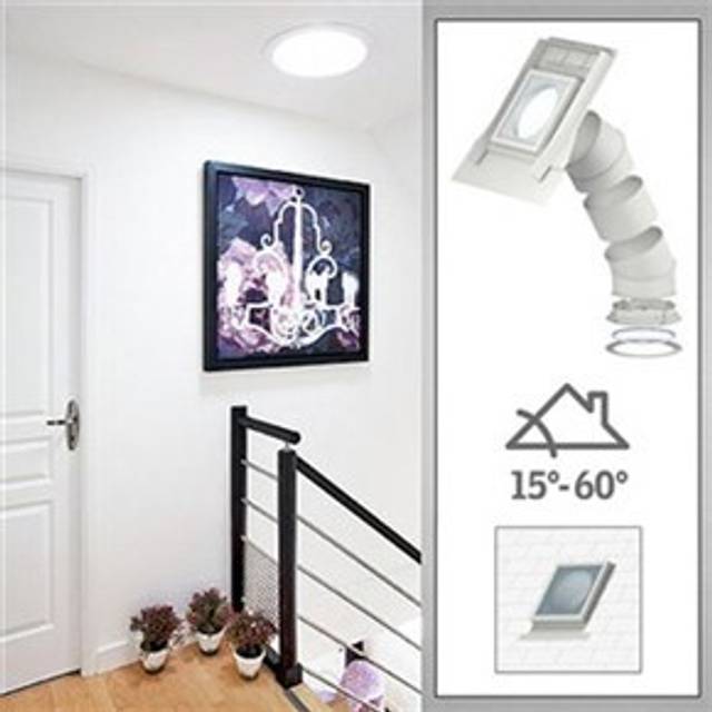 Velux Ljustunnel TLR för platt tak fast rör