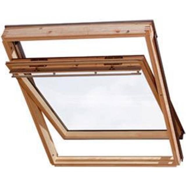 Velux MK04 GGL 3070 Trä, Aluminium Vridfönster 2-glas/3-glas 78x98cm