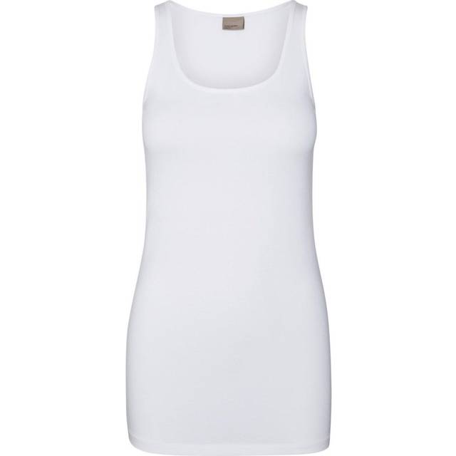Vero Moda U neck Tank Top White Bright White