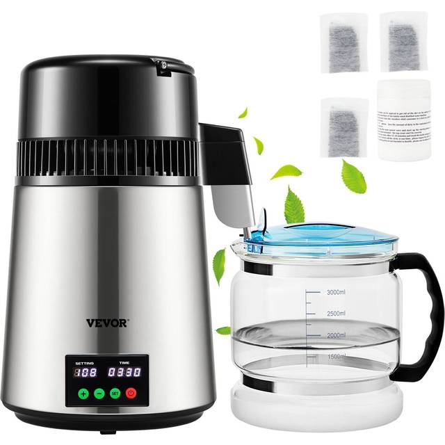 VEVOR Vattendestillator Rostfritt Stål 1L