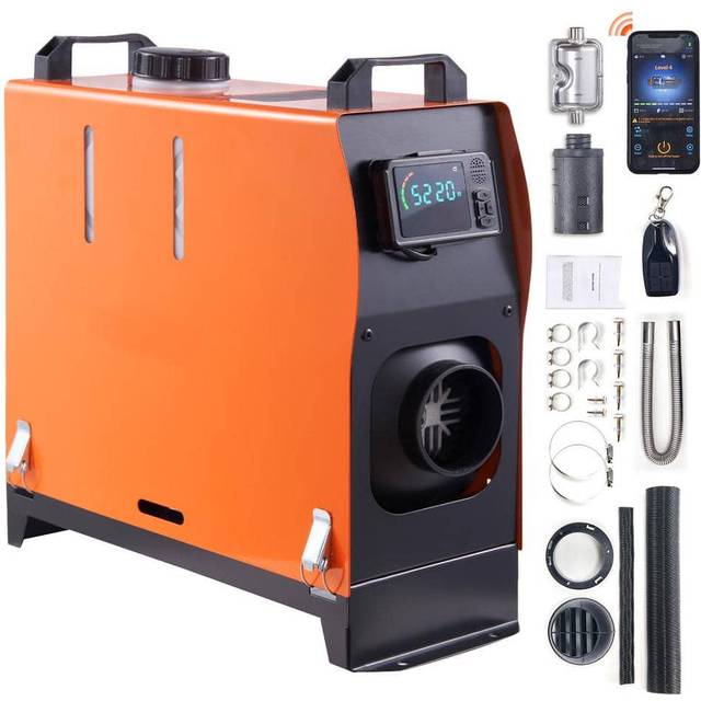 VEVOR Dieselvärmare All-in-one 12V 5kW Bluetooth