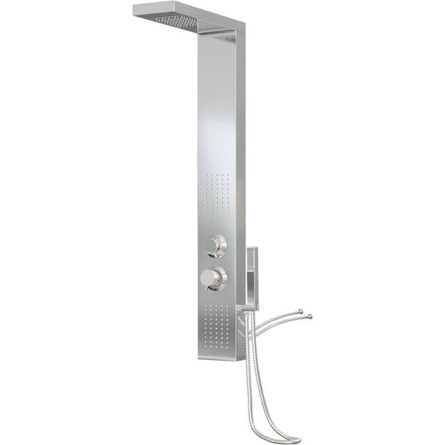 vidaXL Duschpanel (151414) Silver