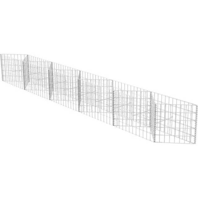 vidaXL Gabionkorg 300x50 cm