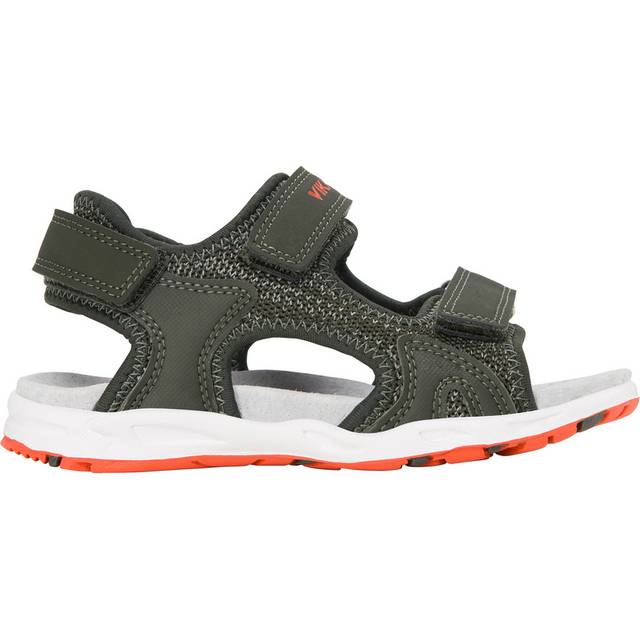Viking Anchor Sandal 3V - Huntinggreen/Red