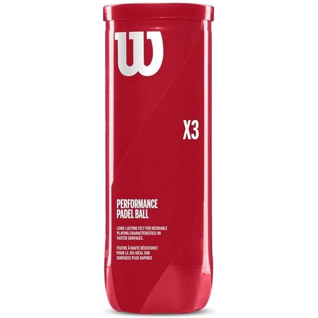 Wilson X3 Performance Padel 3-pack