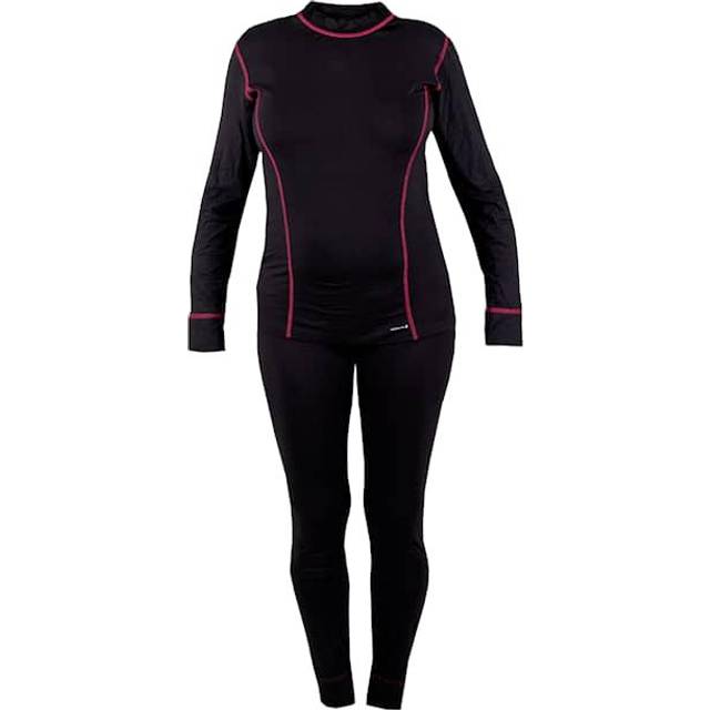 Woodline Bamboo Baselayer Set Women - Black